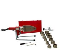 ROTHENBERGER Industrial Juego de soldadura de 12 piezas con mufas (20 mm, 25 mm, 32 mm, 40 mm, 50 mm, 63 mm) en maletín | Soldador para tubos, mufas y accesorios | hasta 260°c | 36052