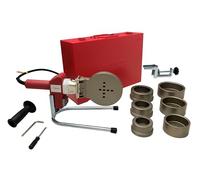 ROTHENBERGER Industrial Máquina de soldadura de mufas de 9 piezas incl. mufas (75 mm, 90 mm, 110 mm) en maletín | Soldadora para tubos, mufas y accesorios | hasta 279°c | 36063