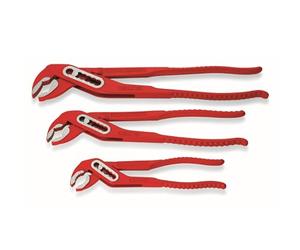 ROTHENBERGER Juego industrial de 3 alicates para bombas de agua de 1", diámetro de 1 ¼", diámetro de 1 ½", acero al cromo vanadio, forjado, protección contra aplastamiento y sujeción, ajustable en 7