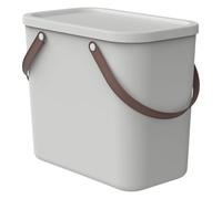 Rotho Albula Caja de almacenaje con tapa, 25 l, plástico (polipropileno reciclado), color blanco, 25 l (40,0 x 23,5 x 34,0 cm), no aplicable