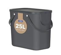 Rotho Albula Sistema de separación de residuos 25l para la cocina, Plástico (PP) sin BPA, antracita, 25l (40.0 x 23.5 x 34.0 cm)