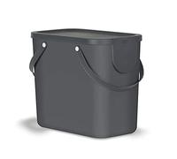 Rotho Sistema de separación de residuos Albula para cocina – 25 l, PP sin BPA, antracita