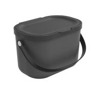 Rotho Cubo de basura para recogida selectiva 3,2 l antracita/negro
