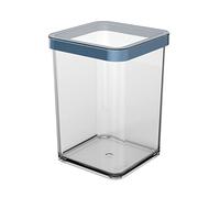Rotho Loft Caja de Almacenamiento 1 l, Recipiente Hermético de Plástico SAN | Bote transparente sin BPA para alimentos frescos, apto para lavavajillas y congelador, medidas 10 x 10 x 14,2 cm