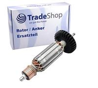 Rotor de anclaje de repuesto con ventilador para amoladora angular Makita 9553NB 9554NB 9555NB / sustituye a Makita 515619-7 para recambio