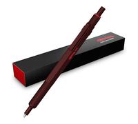 rOtring 600 Bolígrafo | Punta media | Tinta negra | Cuerpo metalizado completo | Trufa chocolate | Agarre estriado antideslizante y cuerpo hexagonal | Recargable