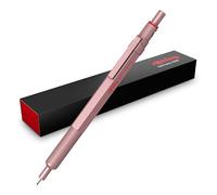 rOtring 600 Portaminas | Mina HB0,5 mm | Portaminas con cuerpo metalizado completo | Oro Rosa | Agarre estriado antideslizante y cuerpo hexagonal