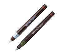 rOtring Isograph - Juego de bolígrafos de dibujo técnico, 0,30 mm y 0,60 mm, bolígrafo de punta fina recargable