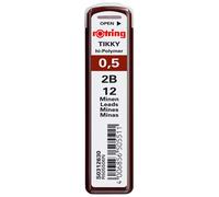 Rotring recambios de Minas para portaminas - 2 x 12 minas, 0,5 mm HB 0,50 mm 12