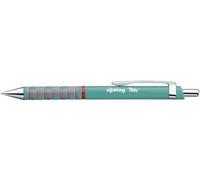 Rotring Tikky bolígrafos en tonos pastel | Tinta azul | Punta mediana (1,0 mm) | Cuerpos color azul mar | Ligero, con un agarre recubierto de goma | 12 unidades