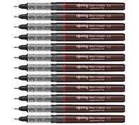 Rotring Tikky Graphic - Rotuladores Punta Fina 0,3 mm - Negro(caja de 12)