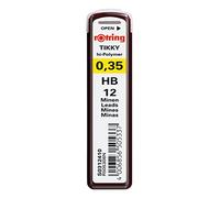 rOtring Minas de recambio Tikky 0.35 mm HB – 10 paquetes (120 minas)