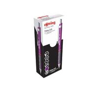 rOtring Tikky - Portaminas HB de 0,50 mm, morado, caja de 12