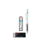 rOtring Tikky - Portaminas pastel | Borrador | Recambios HB 0.7 mm | Azul ópalo | 4 unidades