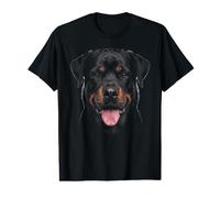 Rottweiler Face Animal Cachorro Vida Silvestre Naturaleza Camiseta gráfica económica