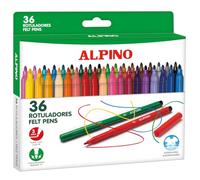 Alpino Rotuladores Standard – Caja x36 Colores