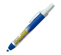 Rotulador artline clix fluorescente ek-63 azul punta biselada 4 mm