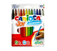 ROTULADOR CARIOCA BIRELLO, JOY Y JUMBO DE UNA PUNTA Y DOBLE PUNTA DE 12 A 24 UNIDADES - CAJA CARTON