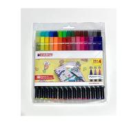 Rotuladores EDDING 1200, Estuche x20 + 6 Pastel + 4 Neon