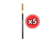 ROTULADOR EDDING 1200 - COLORES VARIADOS - PACK DE 5 UNIDADES Metallized gold no53