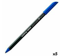 Rotulador edding punta fibra 1200 azul acero n.17 punta redonda 0.5 mm