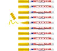 Rotulador edding punta fibra 751 amarillo punta redonda 1-2 mm