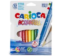 Rotulador fibra carioca lavable acquarell caja de 12