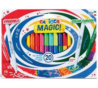 Rotulador fibra carioca magic stereo markers color change caja de 20