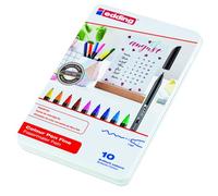 Rotulador fibra edding 1200 caja de metal de 10