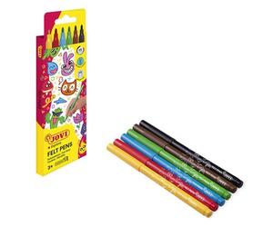 Rotulador fibra jovi estuche de 6