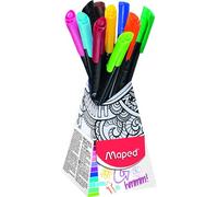 Rotulador fibra maped graph peps bote personalizable de 10 (colores su