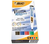 Bolígrafo para pizarra blanca Bic Velleda 1701 (4 colores)