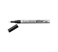 Pilot Pen Rotulador permanente SuperColor Fino Plata