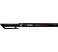 Rotulador permanente STABILO OHPen universal punta media color negro