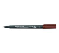 Rotulador Permanente Staedtler 317 Lumocolor (M) Marron (Set de 10)