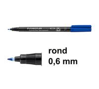 Rotulador permanente Staedtler Lumocolor 318 azul (redonda de 0,6 mm)