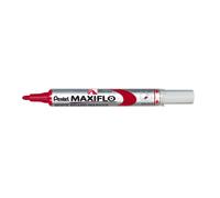 Rotulador Pizarra PENTEL Maxiflo Grueso 1,6 mm. Rojo