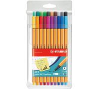 STABILO Rotulador de punta fina Point 88 – Estuche 20 colores