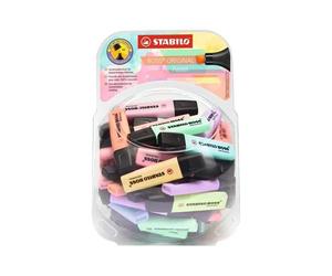 Rotulador stabilo boss fluorescente 70 pastel expositor bombonera de 6