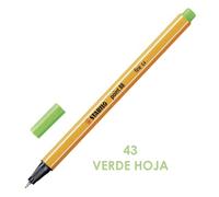 Rotulador STABILO Point 88 Fineliner Verde Hoja