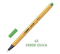 Rotulador STABILO Point 88 Fineliner Verde Oliva