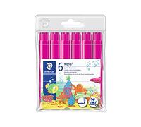 ROTULADOR STAEDTLER COLOR JUMBO TRAZO 3 MM -CAJAS UNICOLOR ROSA (6 unid.)