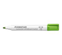Rotulador staedtler lumocolor 351 para pizarra blanca punta redonda 2 mm recargable color verde claro