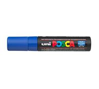 Rotulador Uni Posca PC-17K Pintura Cristal Pluma Ancha Punta Plana 15mm Azul