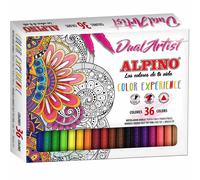 Rotuladores ALPINO Color Experience Dual Artist, Caja x36
