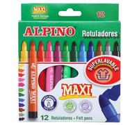 Rotuladores ALPINO Maxi, Caja x12 Colores