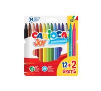 Rotuladores CARIOCA Joy, Caja x12 + 2 Colores
