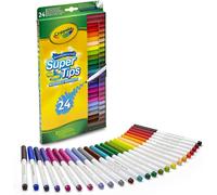 Rotuladores CRAYOLA SuperTips, Caja x24 Colores