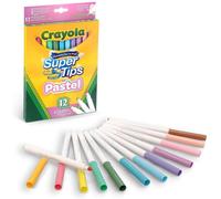 Rotuladores CRAYOLA SuperTips Pastel, Caja x12 Colores
