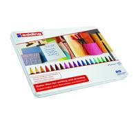 Rotuladores EDDING 1200, Caja Metal x20 Colores